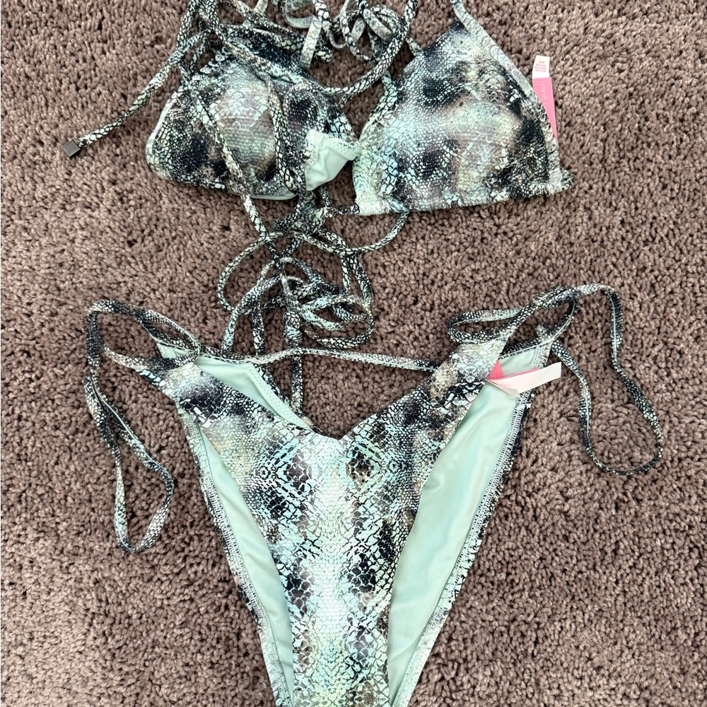 Victoria's Secret Snakeskin Bikini